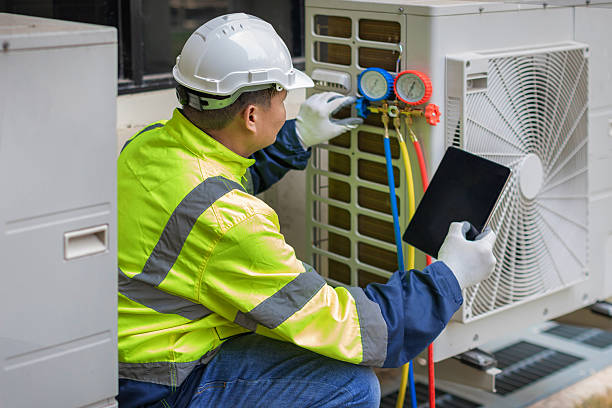 Professional Hvac Installation technician working in Central Square, NY